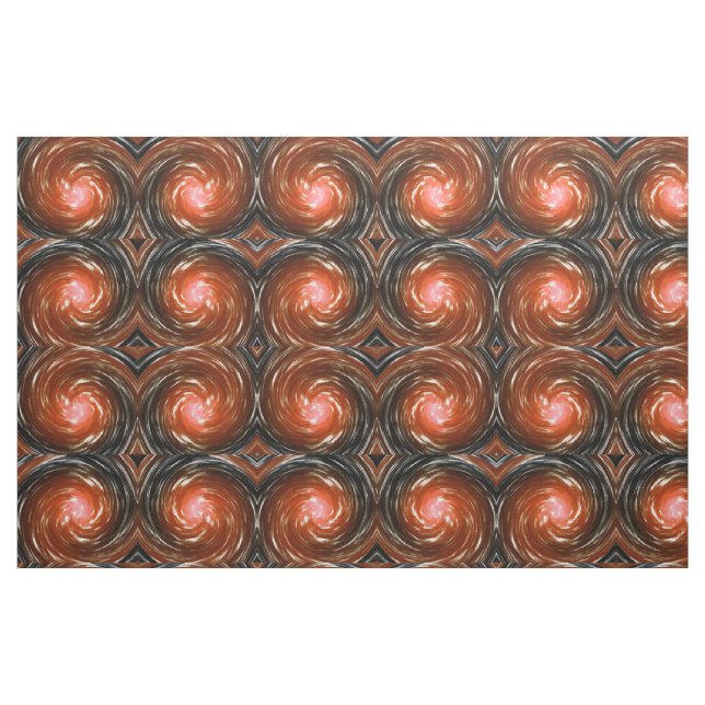 Orange Drehung Abstrakt Art Stoff (Fat Quarter (45,7 x 55,9 cm))