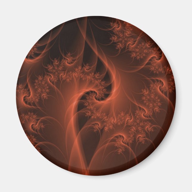 Orange Drehung Magnet brennen (Vorne)