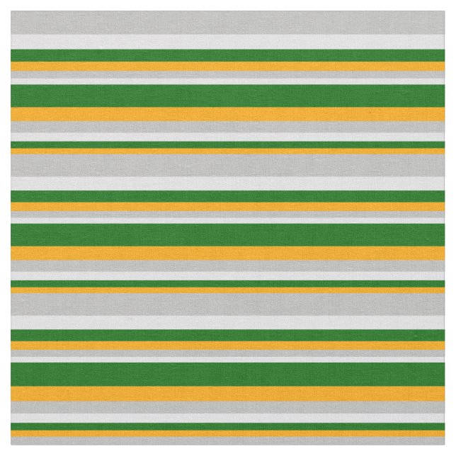 Orange, Dunkelgrün, Lavendel und Graufarben Stoff (Nahaufnahme)