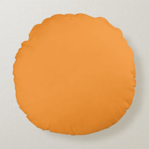 orange einfarbiges Kissen