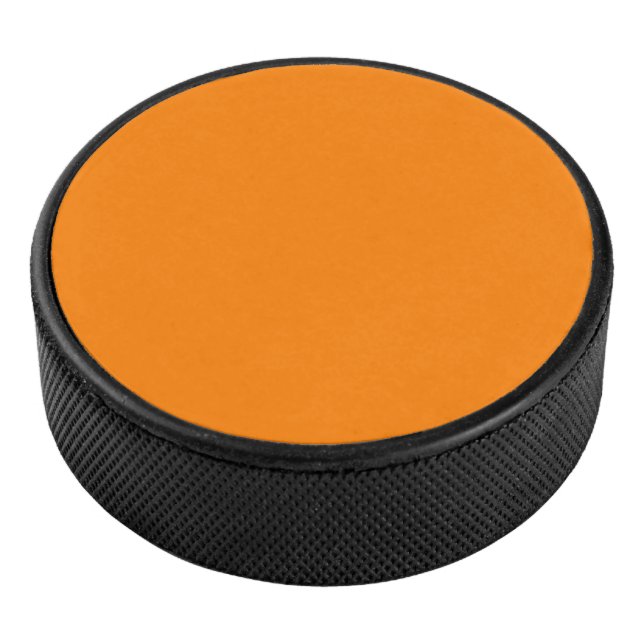 Orange Eishockey Puck (3/4)