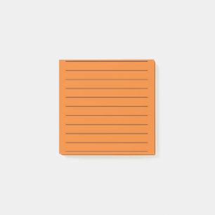 Orange Elegant Stationery Post-it Klebezettel