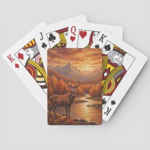 Orange-Ente-Elch-Lustiger-Bock-Hirschjagd-Barsch Spielkarten