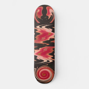 Orange Epiphyte Abstrakt Skateboard