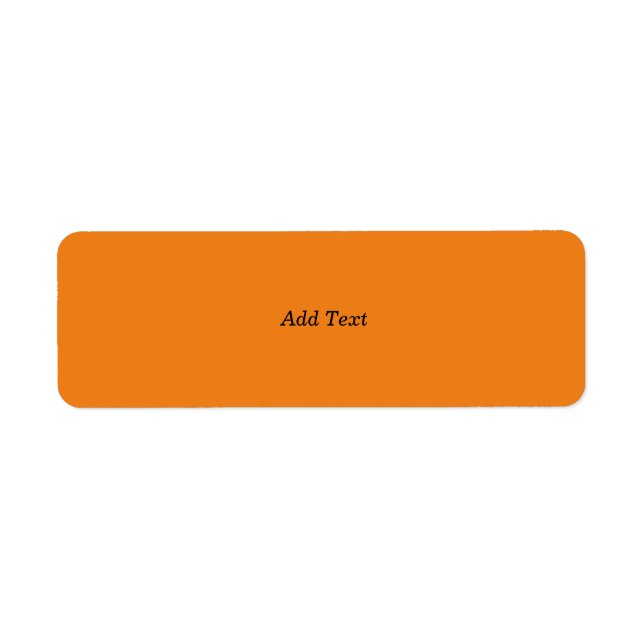 Orange Erstelle deinen eigenen Text Benutzerdefini (Vorne)