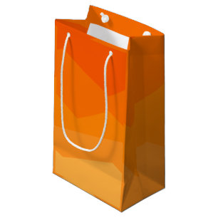 Orange Fade Kleine Geschenktüte