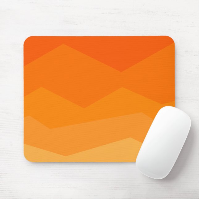 Orange Fade Mousepad (Mit Mouse)