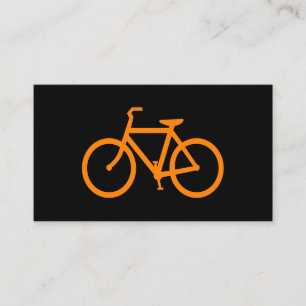 Orange Fahrrad Visitenkarte