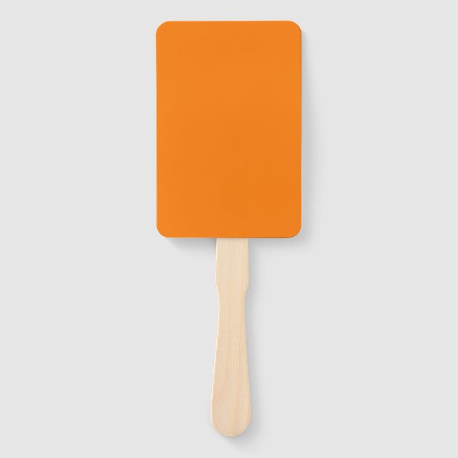 Orange Farbe Fächer (Vorderseite)