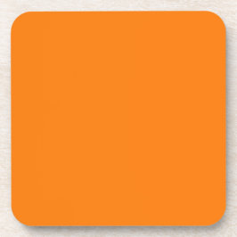 Orange Farbe Getränkeuntersetzer