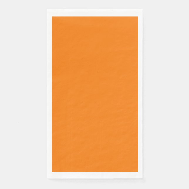 Orange Farbe Serviette (Vorderseite)