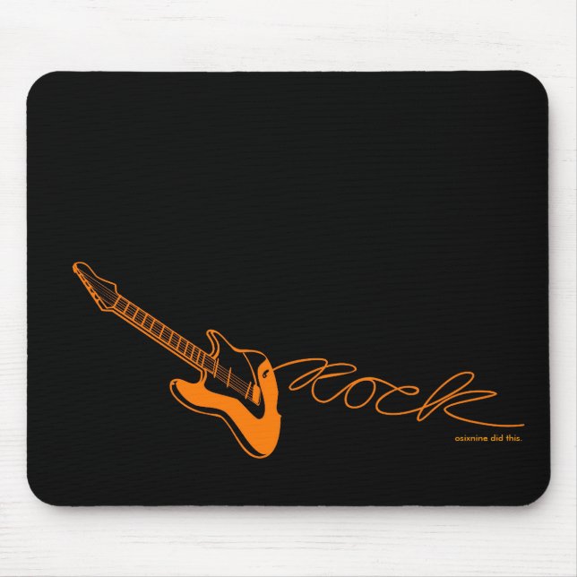 orange Felsen es Mousepad (Vorne)