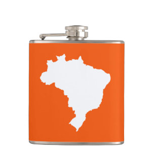 Orange Fest Brasil Flachmann