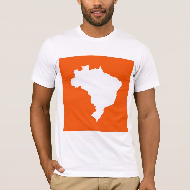 Orange Festive Brazil at Emporio Moffa T-Shirt (Vorderseite)