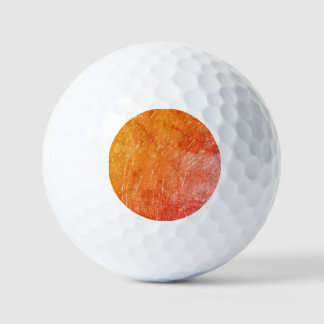 Orange Fire Golfball