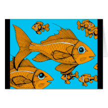 Orange Fische