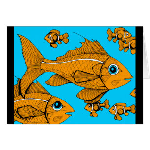 Orange Fische