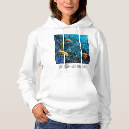 ORANGE FISH BLAUE OCEAN HOODIE
