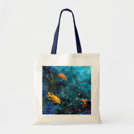 ORANGE FISH BLAUE OCEAN TRAGETASCHE