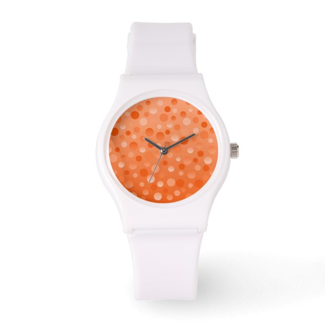Orange Fizz Printwatch Armbanduhr (Vorderseite)