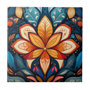 Orange Folk Blume Fliese