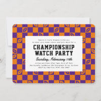 Orange Football Championship Game Watch Party