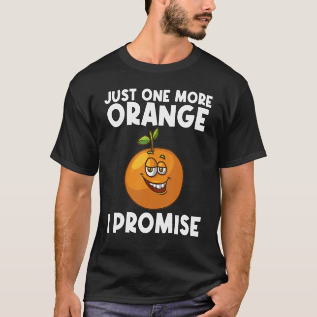 Orange for Men Women Citrus Mandarin T-Shirt (Vorderseite)