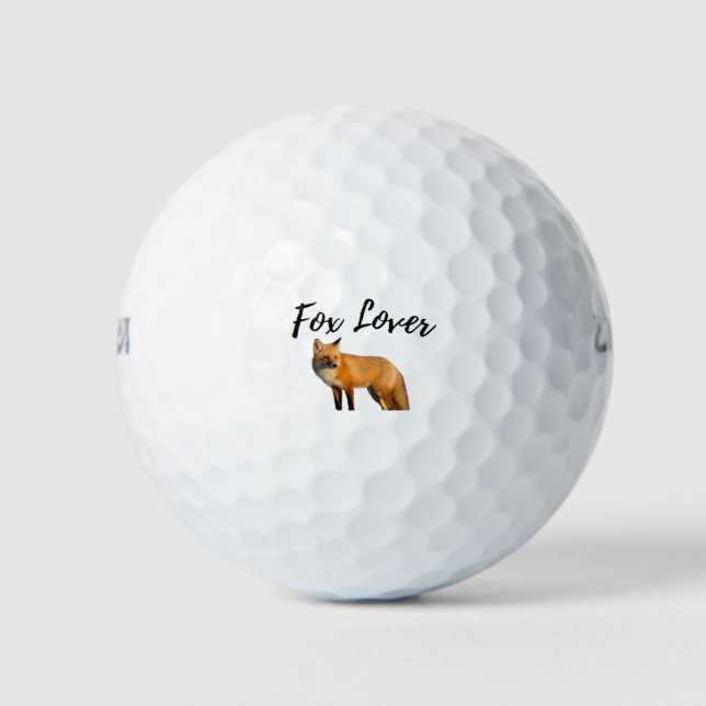 Orange Fox Golfball (Vorderseite)