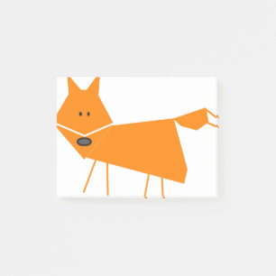 Orange Fox Post-it Klebezettel