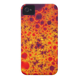 Orange Fraktal Smartphone Case