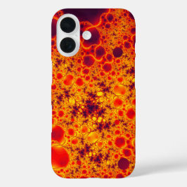 Orange Fraktal Smartphone Case