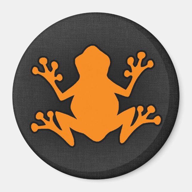 Orange Frog Magnet (Vorne)