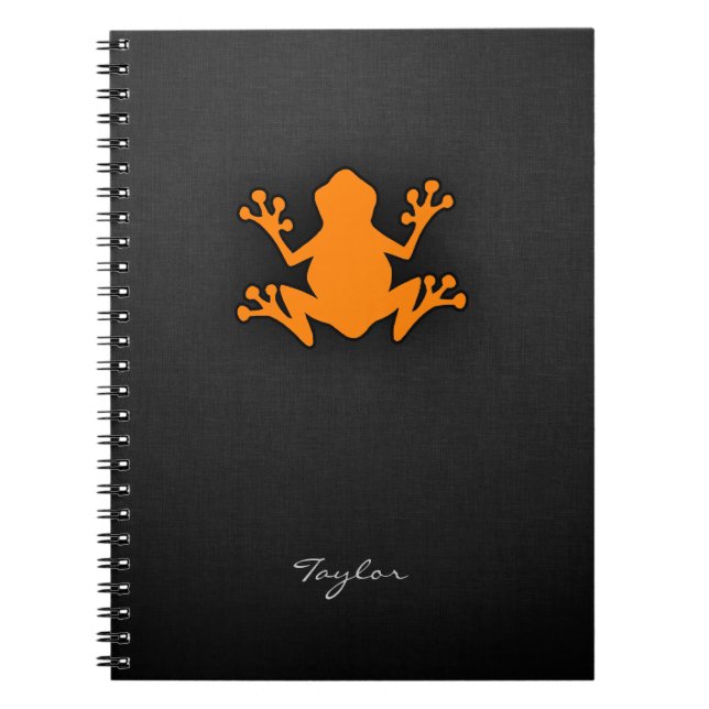 Orange Frog Notizblock (Vorderseite)
