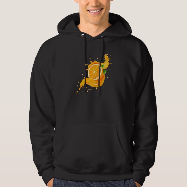 Orange Fruit 1 Hoodie (Vorderseite)