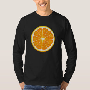 Orange Fruit Beach Vibes Sea Summer Sun Vacation H T-Shirt