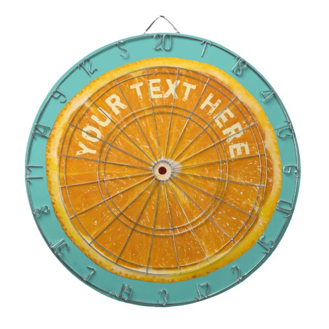 Orange Fruit Dartboard Dartscheibe (vorne)