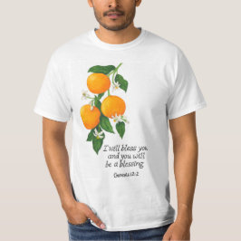 Orange Fruit Genesis 12:2 T-Shirt