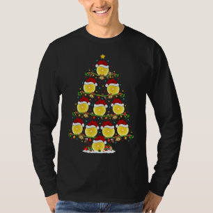 Orange Fruit Lover Lights Xmas Santa Orange Christ T-Shirt
