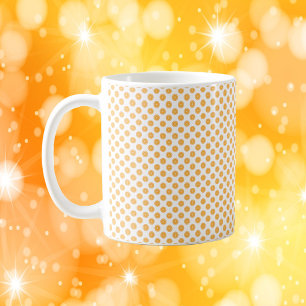 Orange Fruit Pattern Kaffeetasse