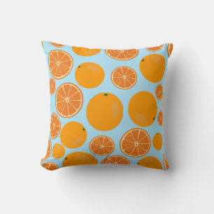 Orange Fruit Pattern Kissen