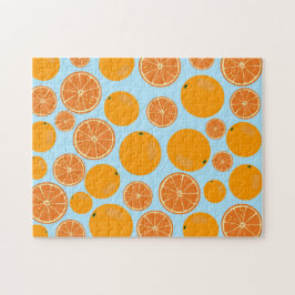Orange Fruit Pattern Puzzle