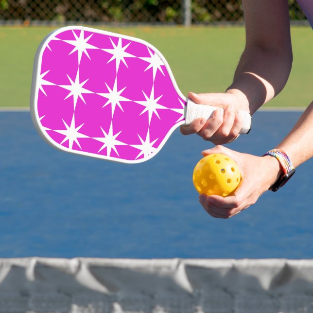 Orange & Fuchsia - Personalisiertes Pickleball-Pad Pickleball Schläger (InSitu)