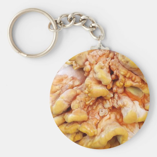 Orange Fungus Schlüsselanhänger (Vorne)