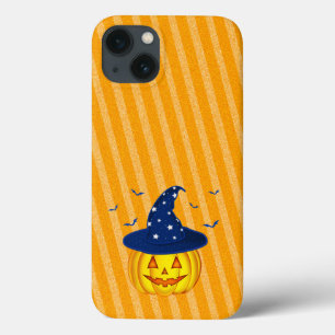 Orange Funkelnd Stripes Halloween Pumpkin Case-Mate iPhone Hülle