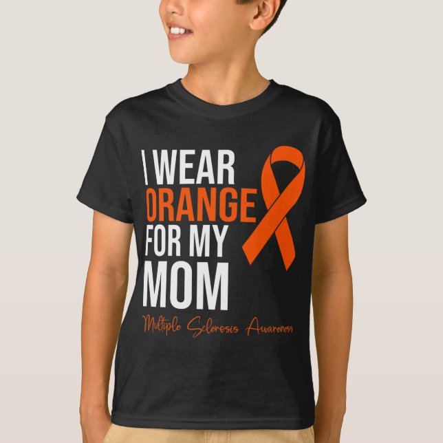 Orange für meine Mama tragen Frau Warrior Multiple T-Shirt (Vorderseite)