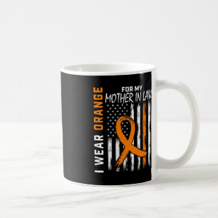 Orange für meine Mutter im Recht Leukämie Krebs Aw Kaffeetasse