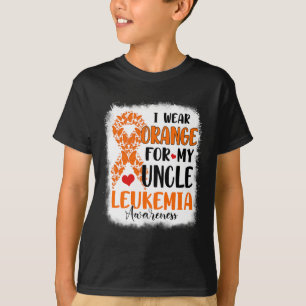 Orange für meine Onkel Leukämie Awareness Month T-Shirt