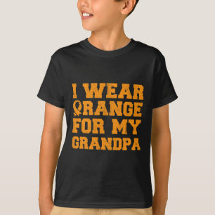 Orange für meine Opa Leukämie Sensibilisierungskam T-Shirt