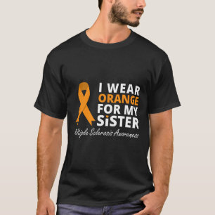 Orange für meine Schwester Frau Awareness Ribbon 1 T-Shirt