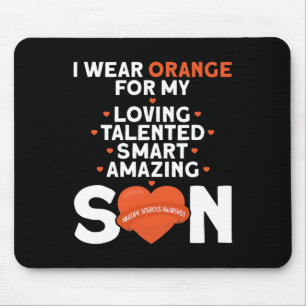 Orange für meine Son Multiple Sklerose Awarenes tr Mousepad
